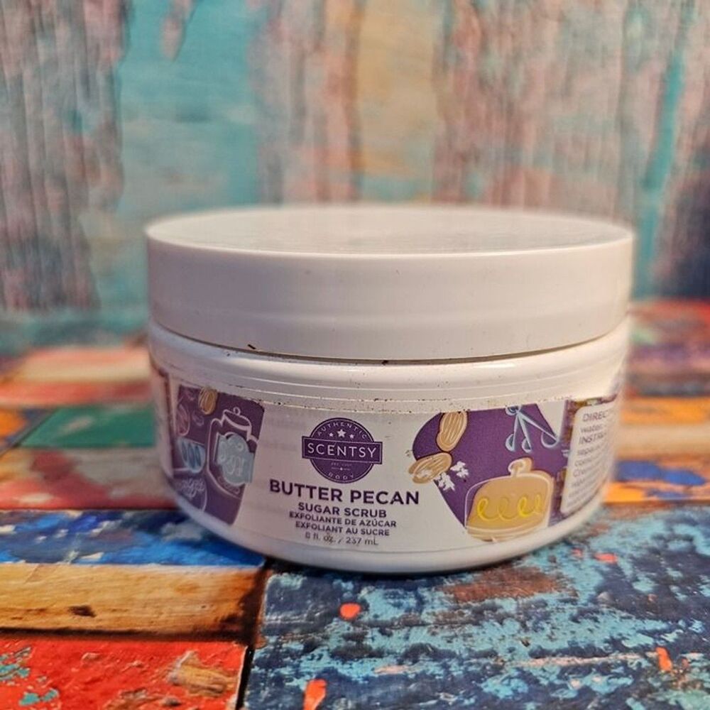 Scentsy Butter Pecan Sugar Scrub – Exfoliating Fall Treat w/ Shea Butter & Cocon